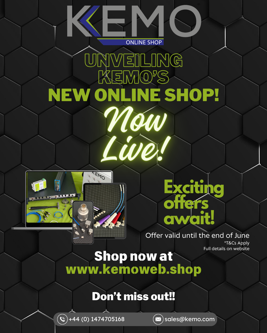 Kemo's new online shop