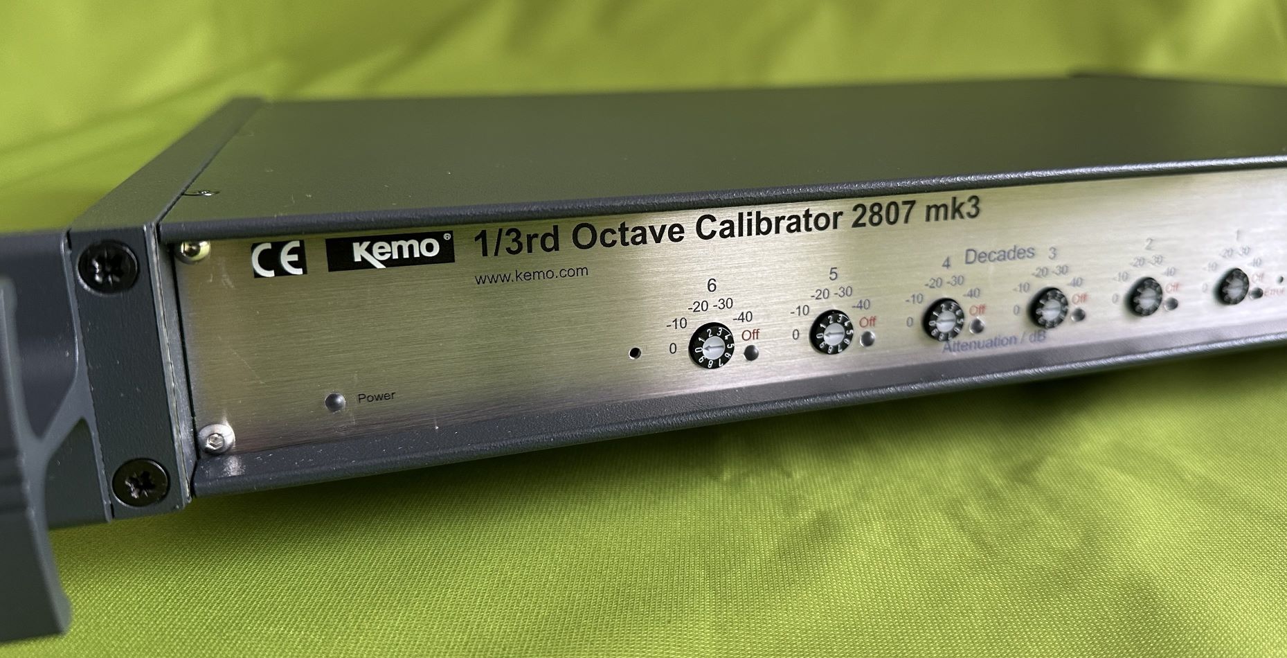 Kemo third octave calibrator decade switches